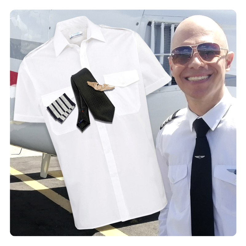 Camisas y blusas camiseras para uniforme de pilotos hombres y mujeres, chaquetas, presillas, galones, prendas para aviadores y amantes de la Aviación