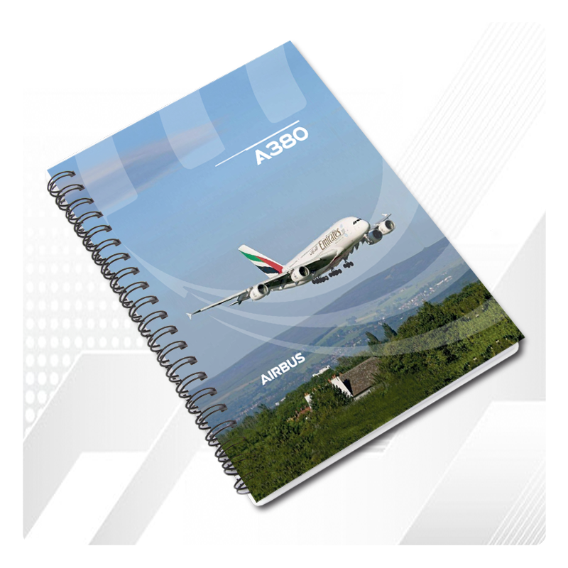 Cuadernos, libretas, agendas con motivos de aviación, aviones y helicópteros
