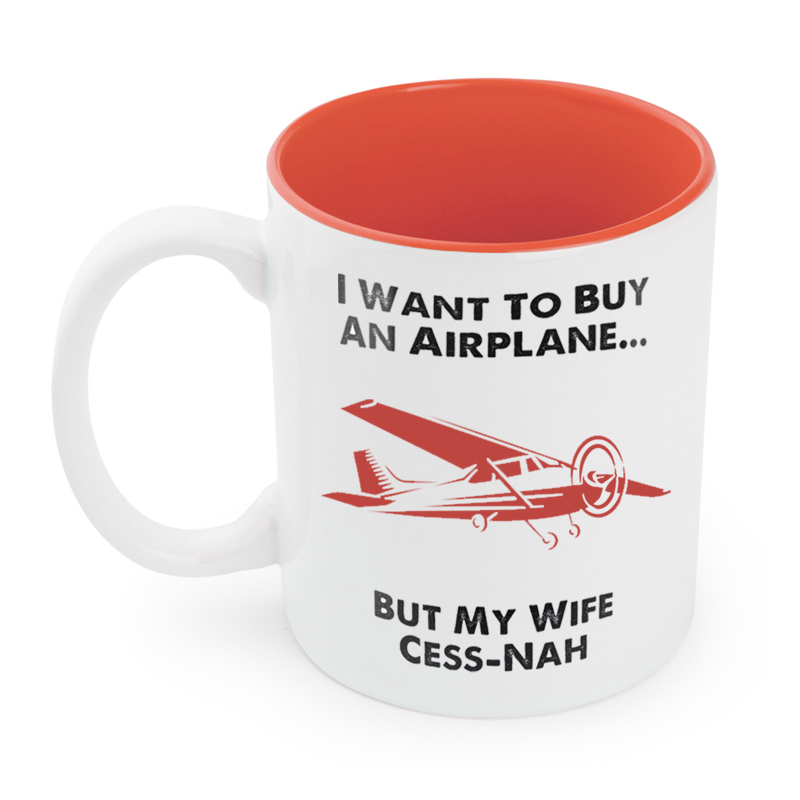 Mugs, pocillos, tazas con motivos de aviones y helicópteros. Regalos con temática de aviación