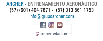 Archer Entrenamiento Aeronáutico en Bogotá, Simulador de vuelo, Cursos para Pilotos Aficionados