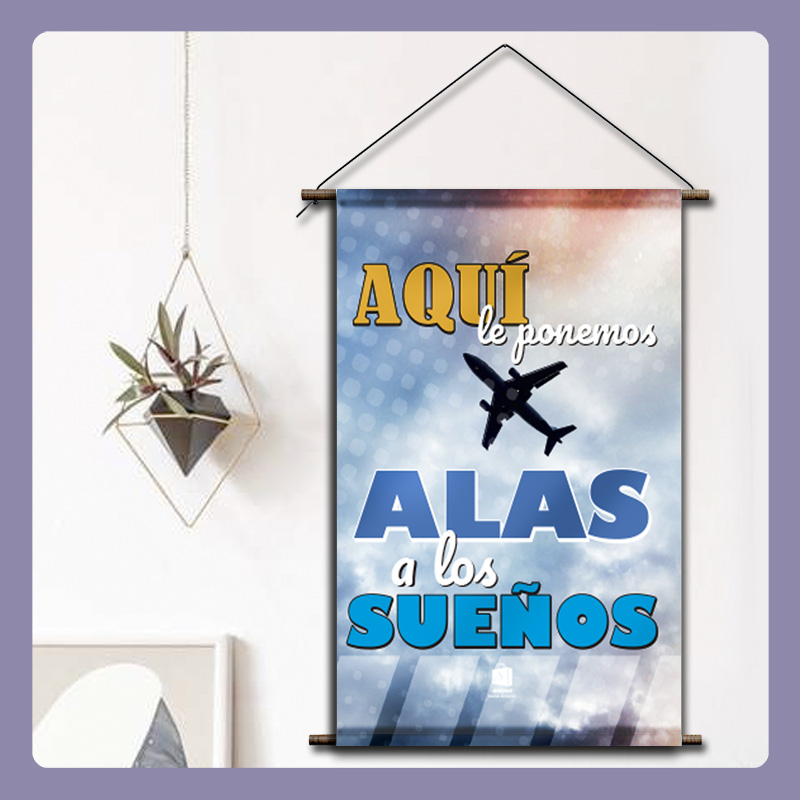 afiches, pendones, posters, carteles, retablos con frases lindas y temática de aviación, aviones, helicópteros, aeronaves