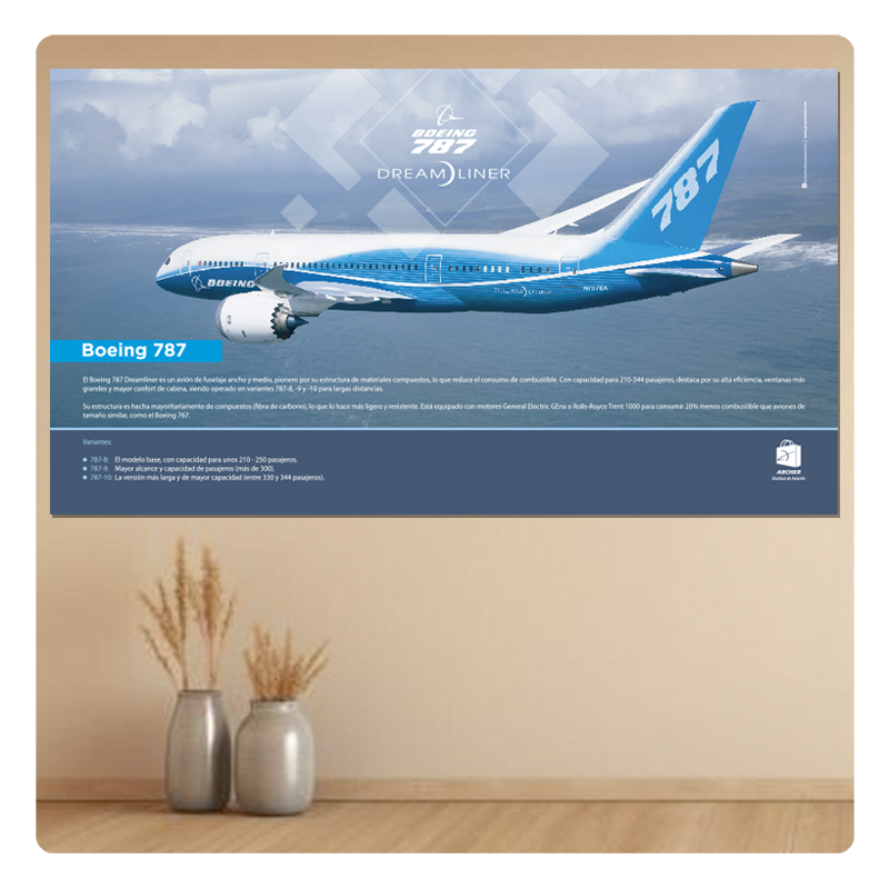 afiches aviones, posters, cuadros y retablos de helicópteros, fotos boeing 787, B787, b787
