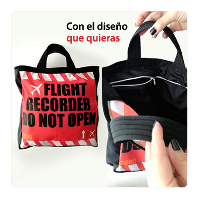 bolsas ecológicas con motivos aviación