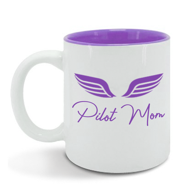 Regalo día de la madre, mamá piloto, Mugs, pocillos, tazas con motivos de aviones y helicópteros. Regalos con temática de aviación