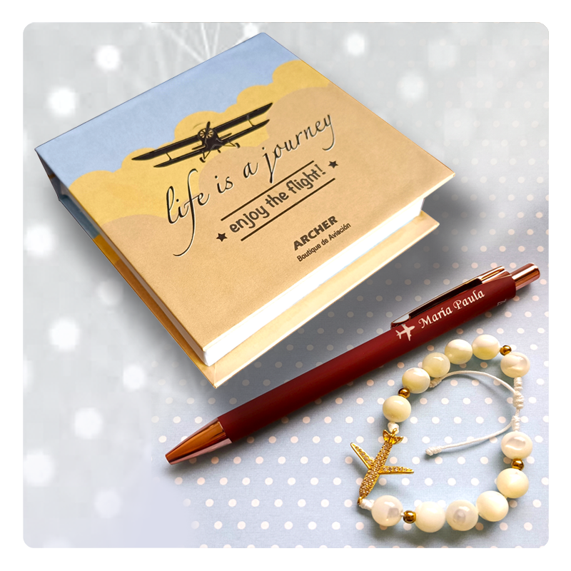 Regalos especiales para pilotos, estudiantes y aficionados amantes de la aviación. Cajas sorpresa personalizadas para amantes de los aviones