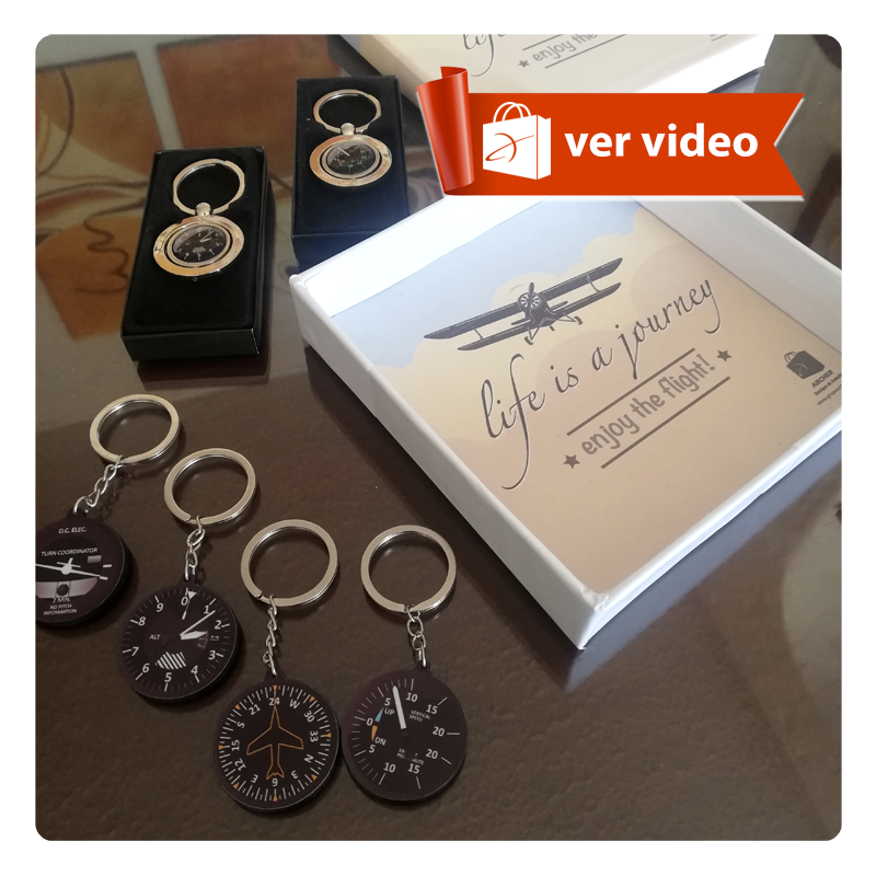 Regalos y detalles para personal de aviación. Cajas sorpresa personalizadas para amantes de los aviones