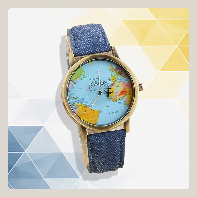 Reloj de pulso, pulsera, segundero avión, airplane wristwatch