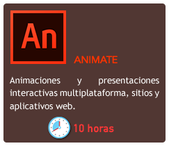 Curso personalizado presencial en Bogotá u online de Adobe Animate, animaciones y presentaciones interactivas
