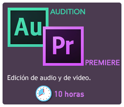 Curso personalizado presencial en Bogotá u online de Adobe Audition y Adobe Premiere para edición y efectos de sonidos, audio y de video