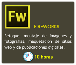 Curso personalizado presencial en Bogotá u online de Adobe Fireworks, diseño web básico, maquetación y retoque fotográfico