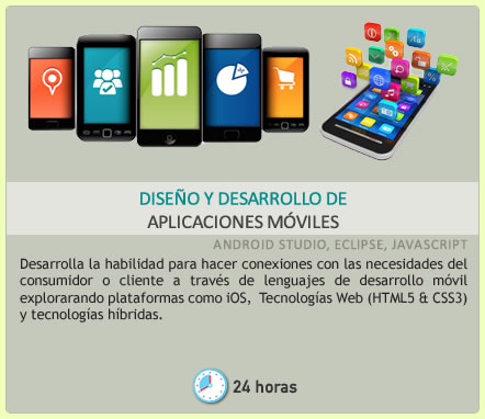 Desarrollo de aplicaciones móviles para plataformas iOS,  Tecnologías Web (HTML5 & CSS3) y tecnologías híbridas